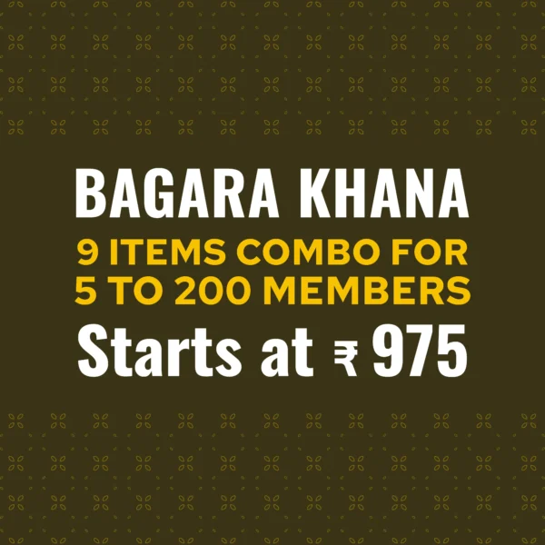 Bagara Khana Combo 9 Items For 5 Members