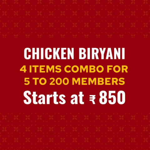 Chicken Biryani Combo 4 Items For 5 Members