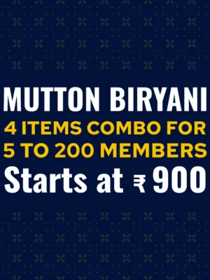 Mutton Biryani Combo 4 Items For 5 Members