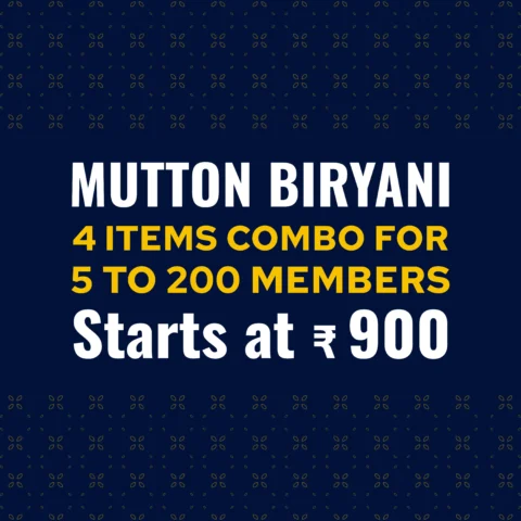 Mutton Biryani Combo 4 Items For 5 Members