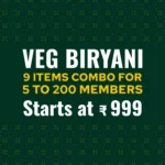 Veg Biryani Combo 9 Items For 5 Members