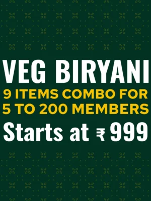 Veg Biryani Combo 9 Items For 5 Members